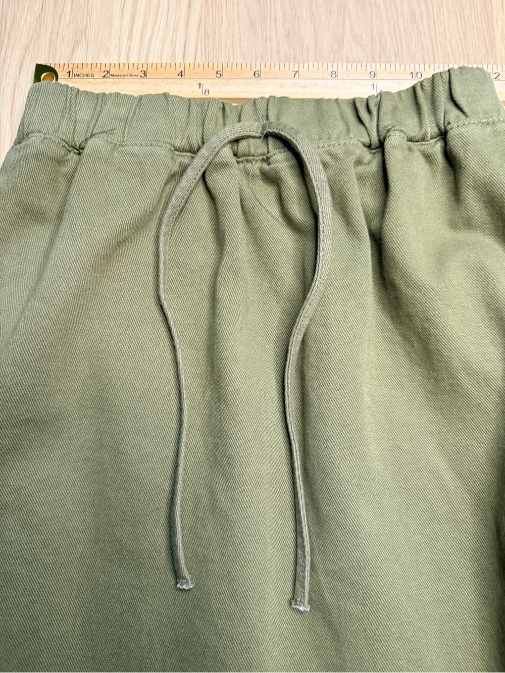 ASOS DESIGN A-Line Utility Cargo Boho Pockets Green Khaki Maxi Skirt Womens S - Picture 5 of 10